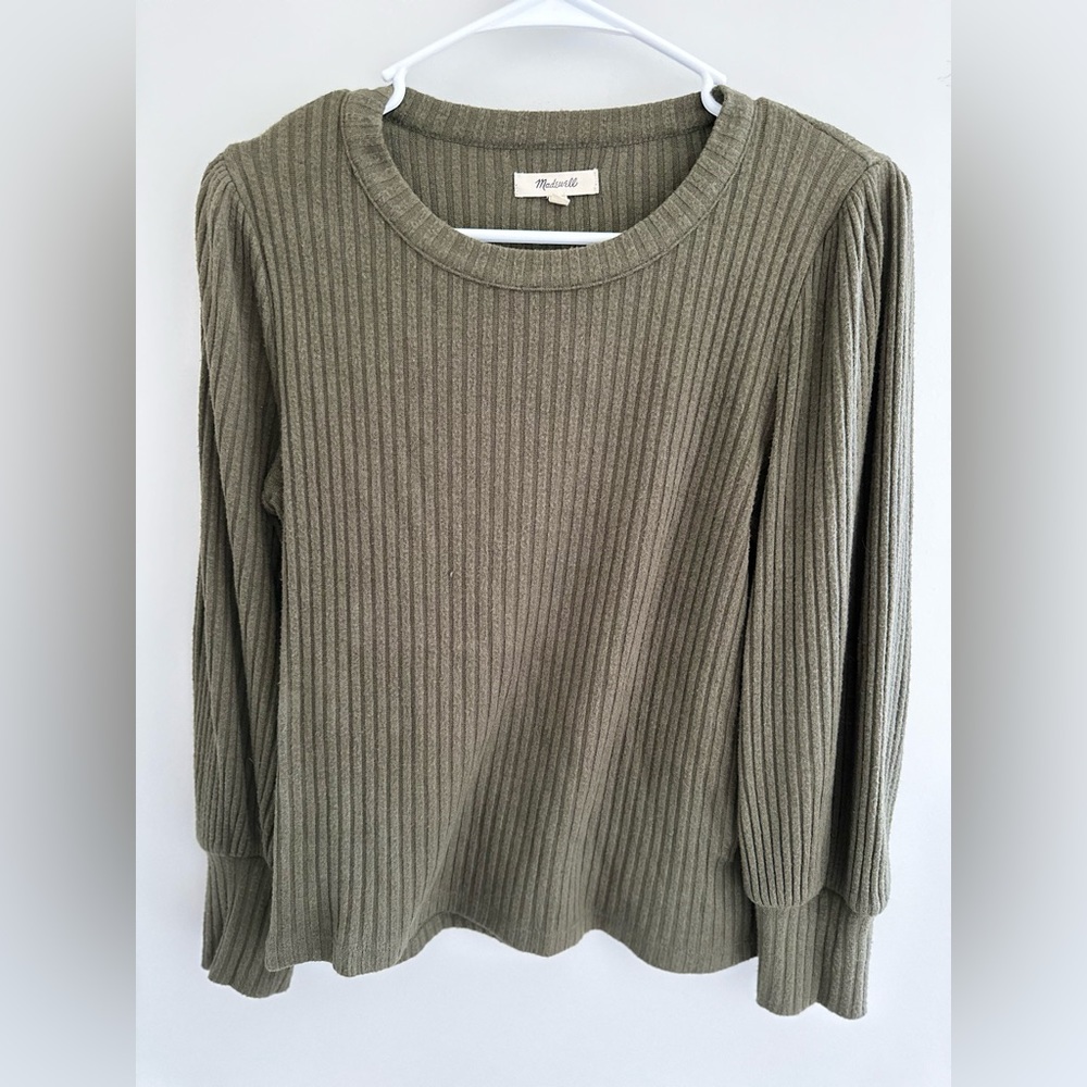 Madewell ribbed LS top